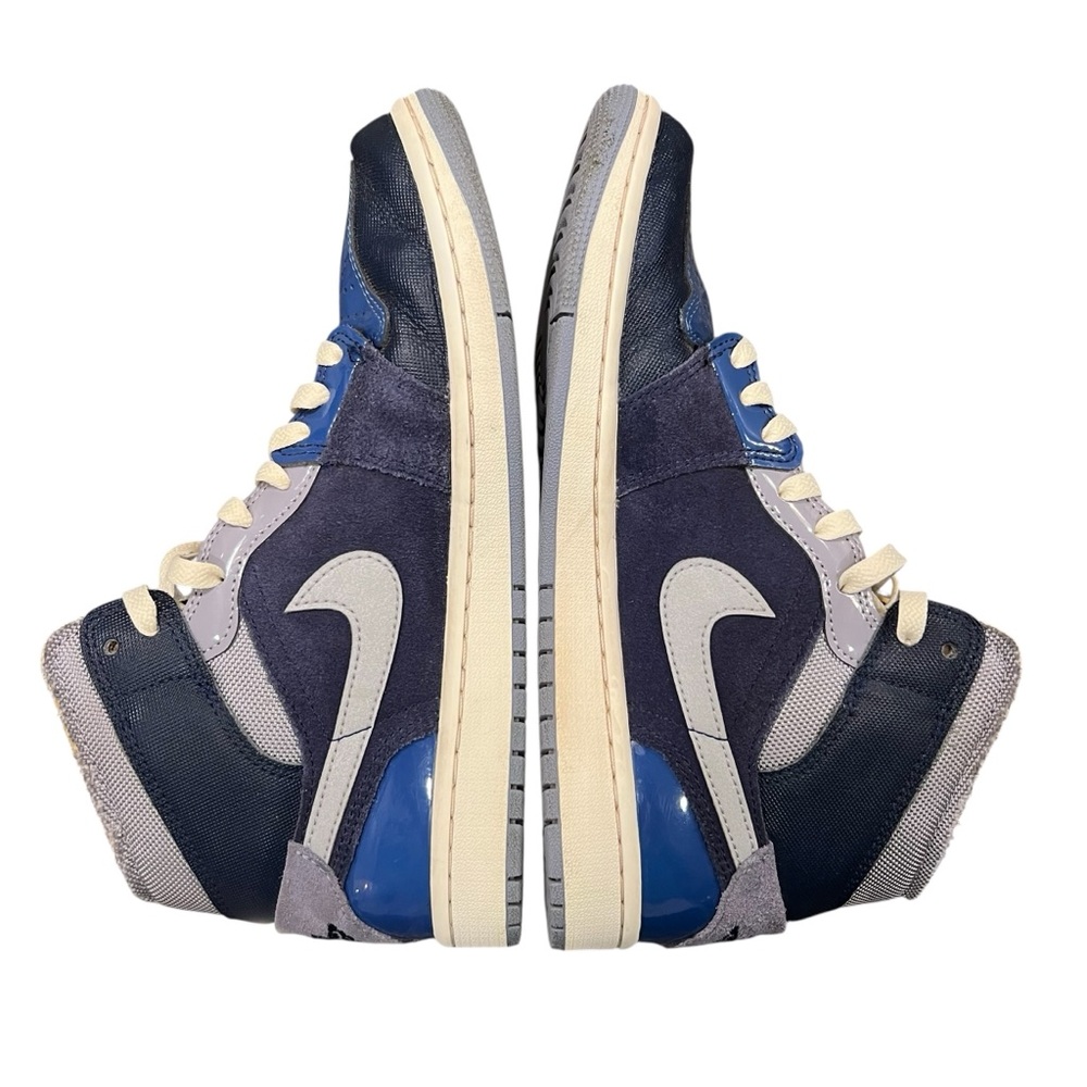 NIKE Air Jordan 1 Mid SE Craft Obsidian DR8868-400 Basketball Mens Size 7.5 - Picture 9 of 13